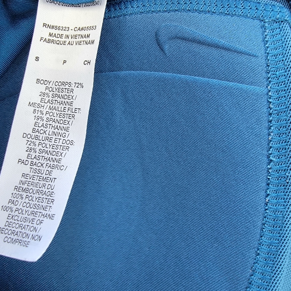 Nike Swoosh Women's  Blue Sports Bra - Picture 6 of 8